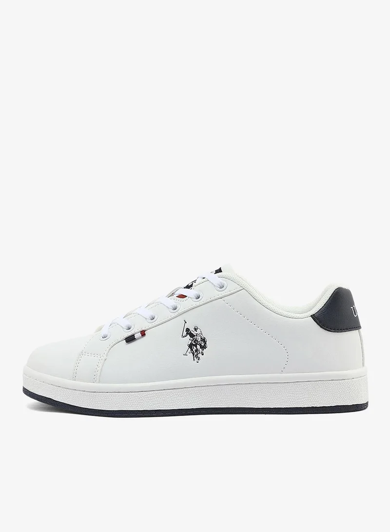 U.S. Polo Assn. white Women's White Low-Top Exclusive Lightweight Sneakers – Unmatched Comfort, All-Day Wear, Confidence in Every Step for Women | Best Price UAE